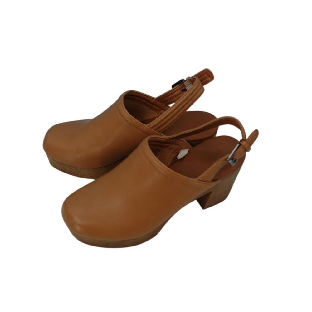 Universal Thread Warm Brown heeled Clog Size 9